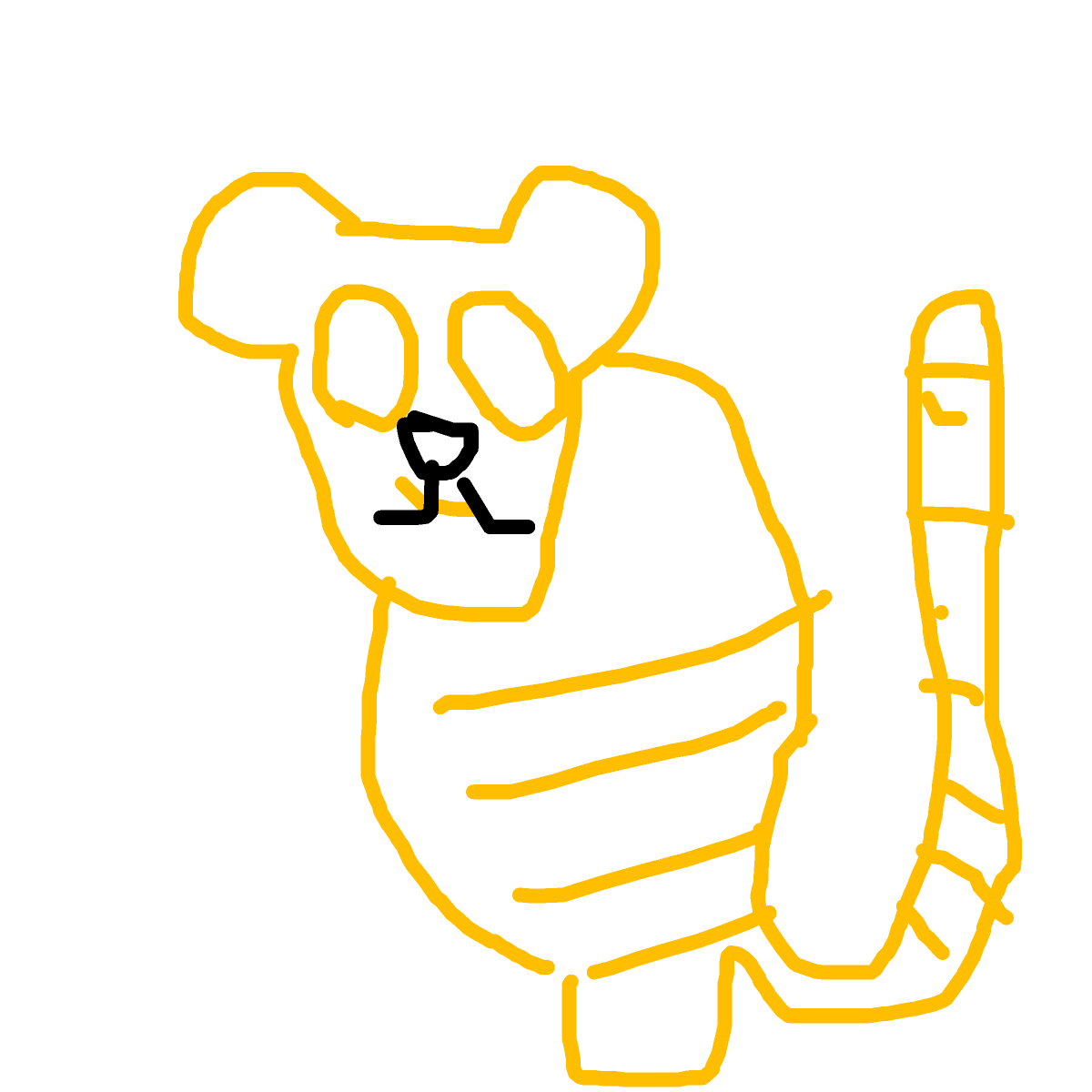 Tigger drawing by grape-icy-bliss