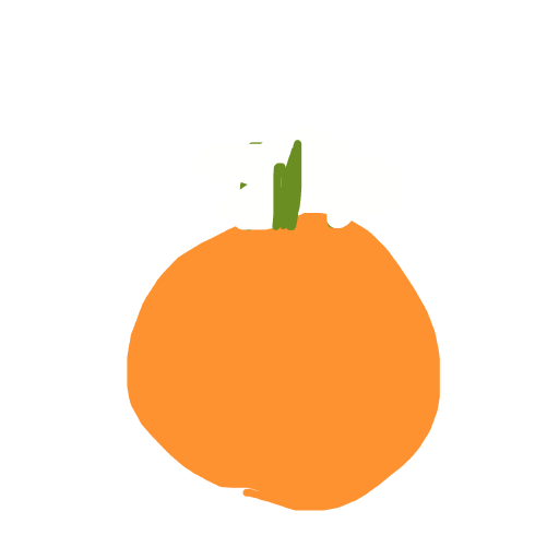 Orange drawing by wide-pure-sketch