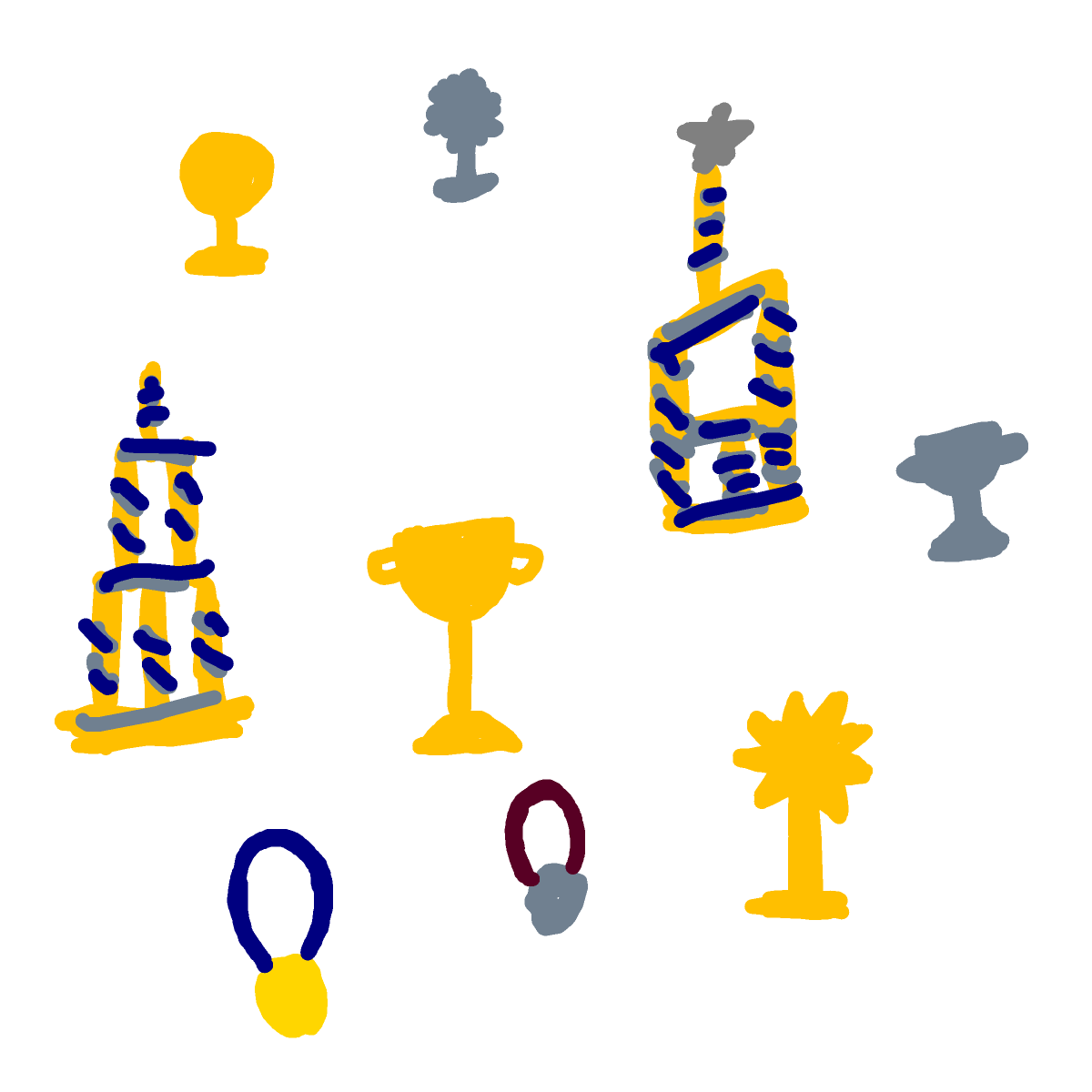 Trophy drawing by tris - art _ wow