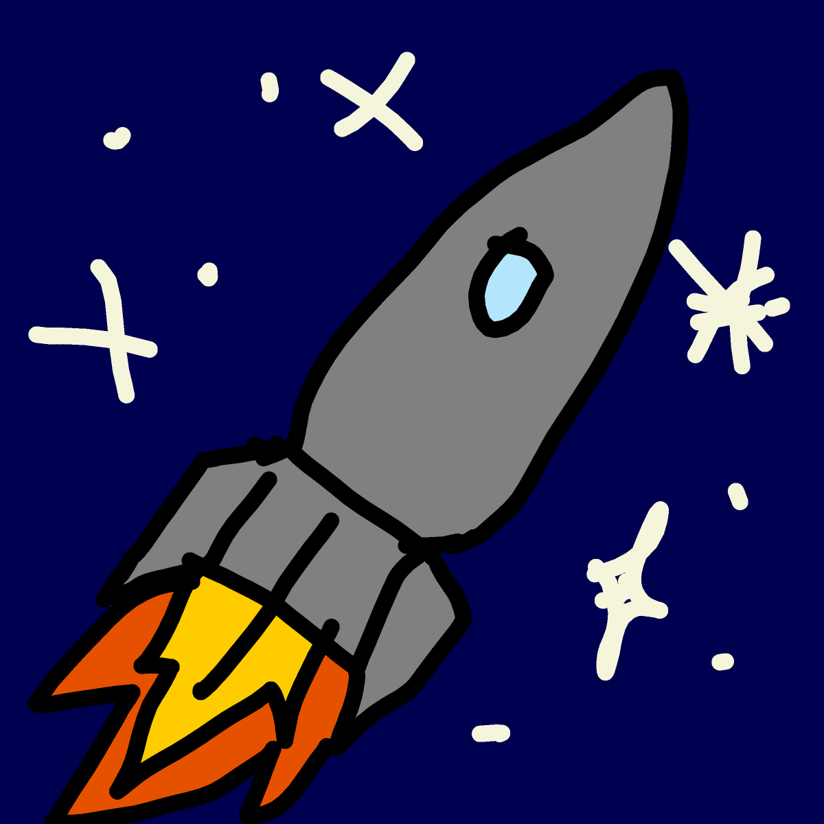 Fusee drawing by sure-color-anvil
