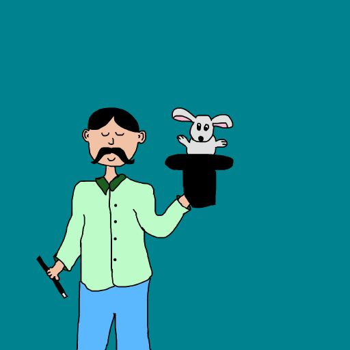 Magic Show drawing by krissywissy