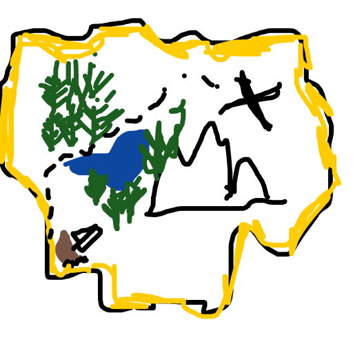 Treasure Map drawing by zeta-bronze-soul