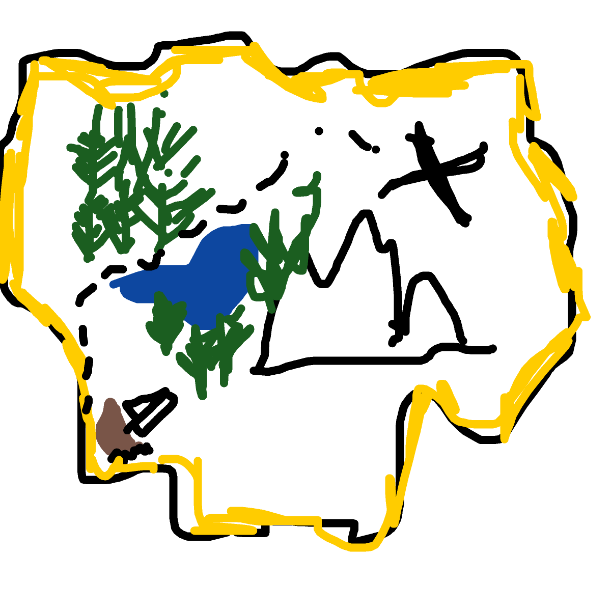 Treasure Map drawing by zeta-bronze-soul