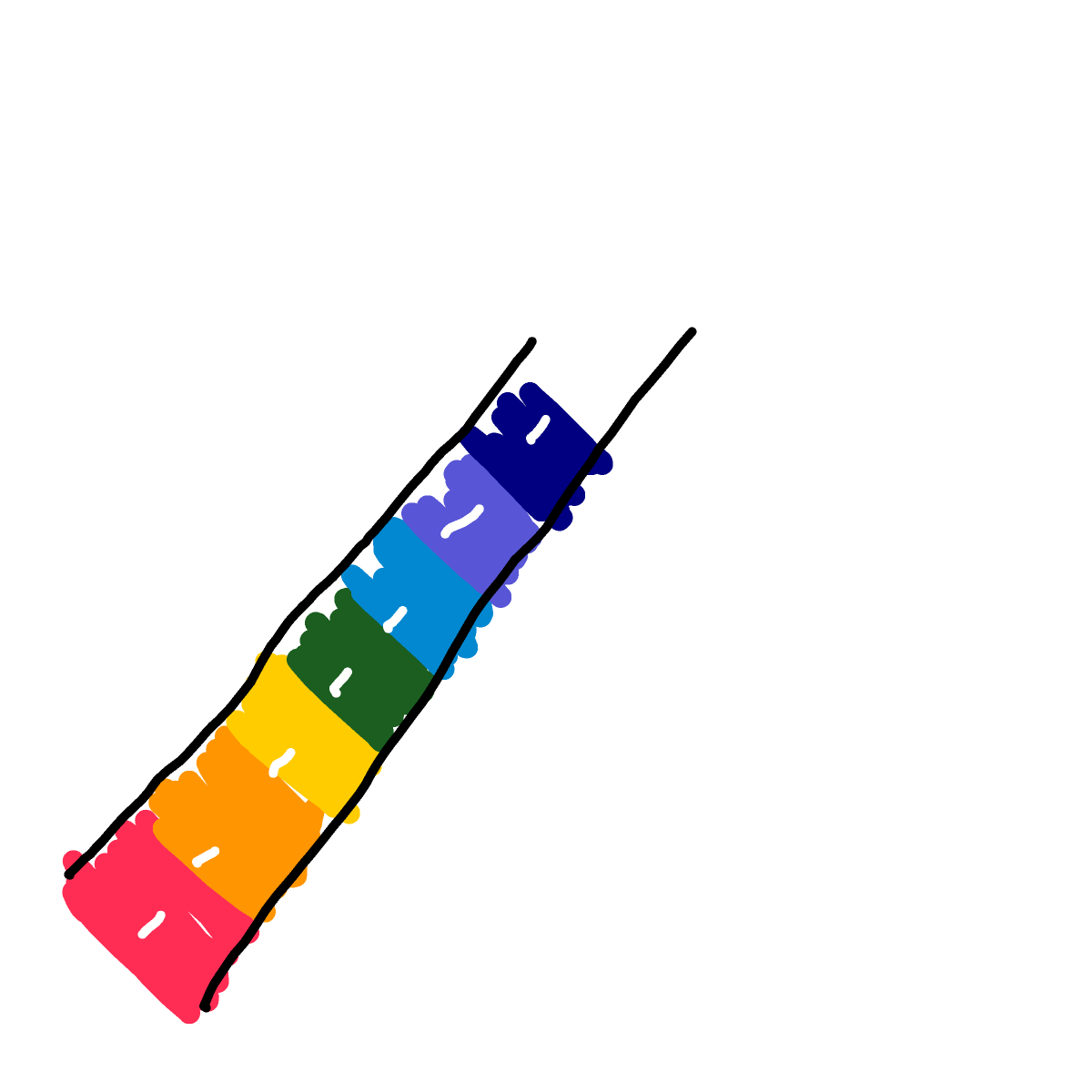 Rainbow Road drawing by magic-vivid-guru