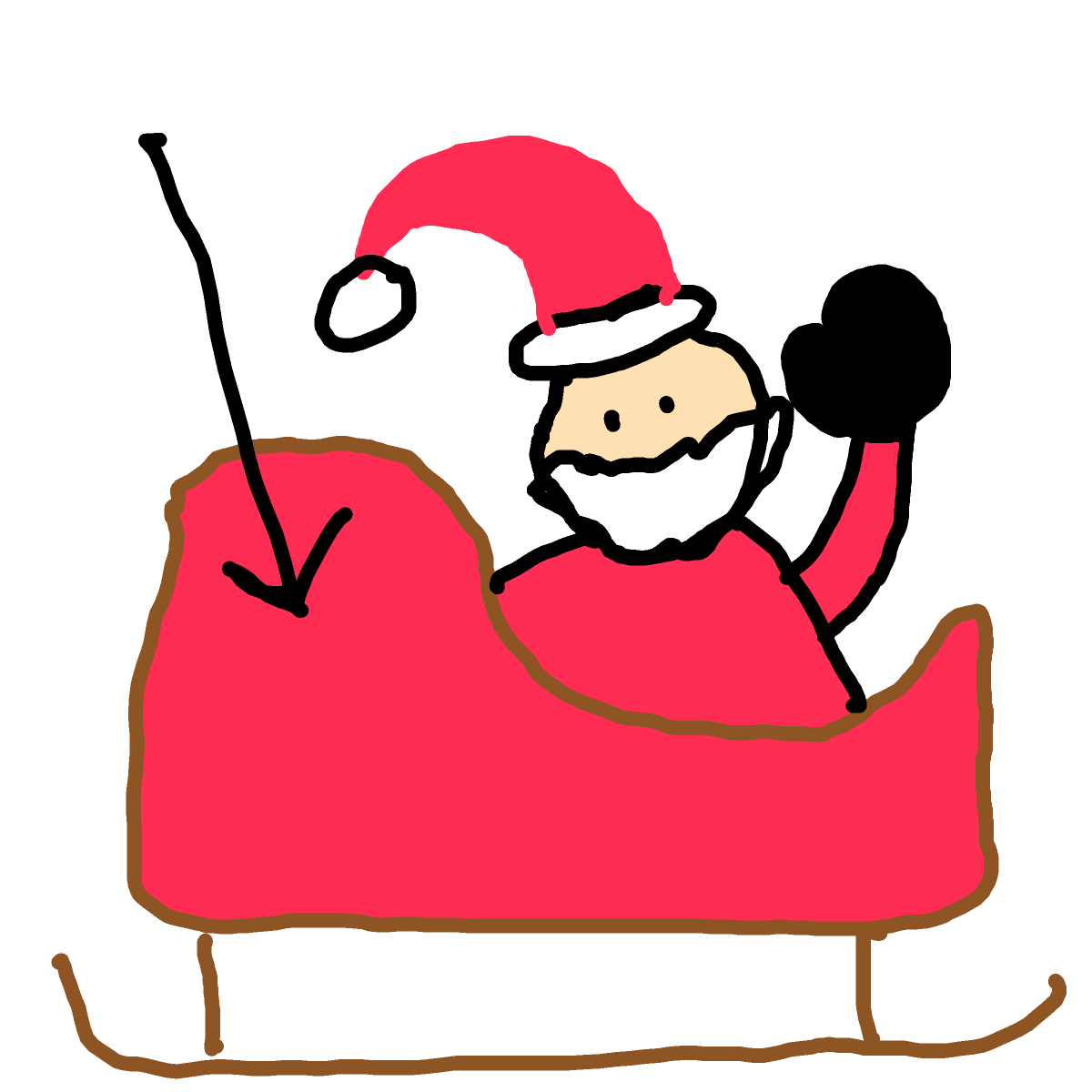 Sleigh drawing by lead-free-boss