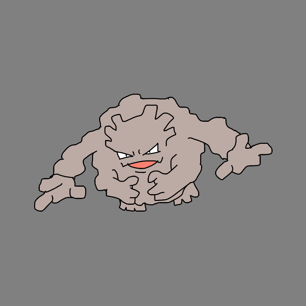 Graveler drawing by nicodarunia
