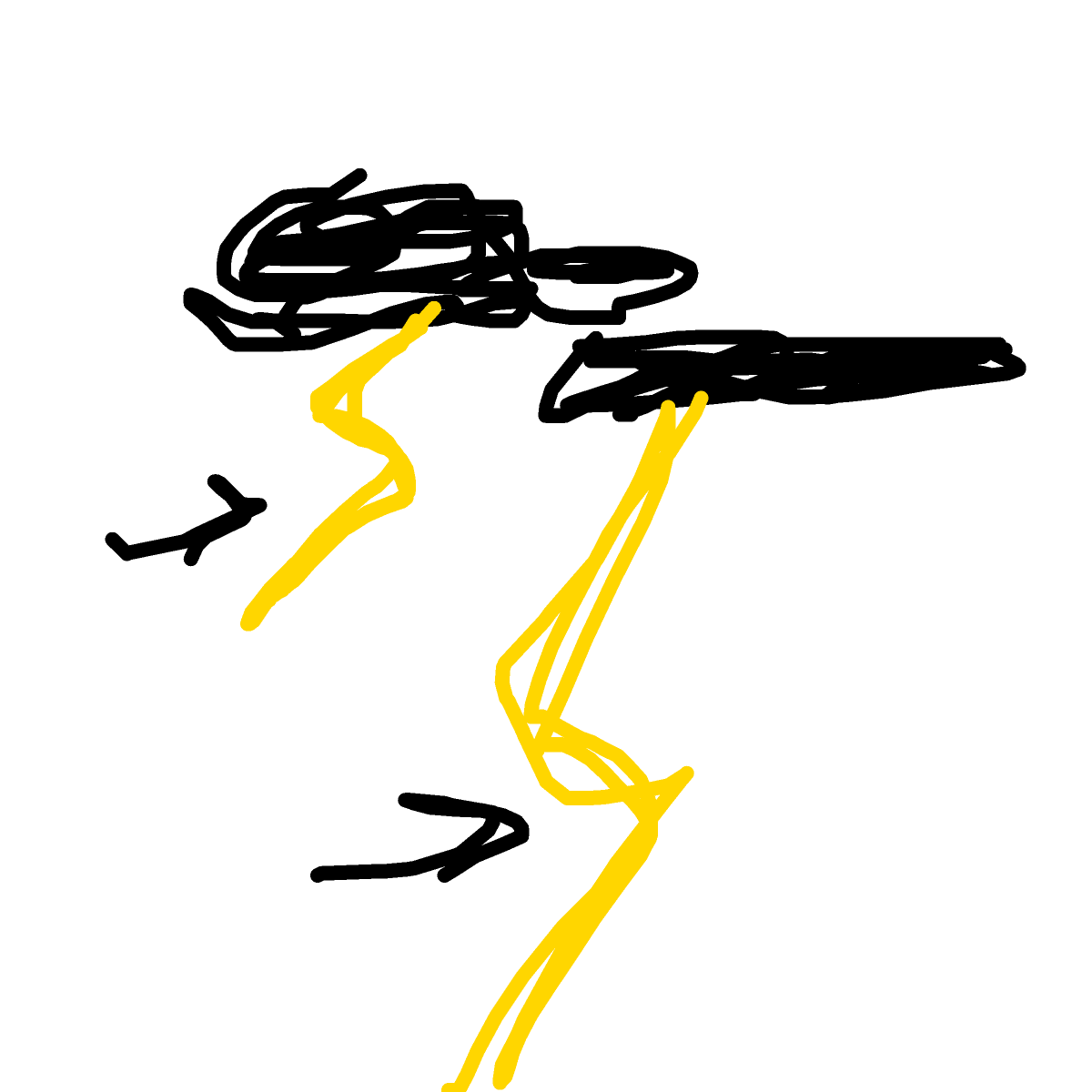 Lightning drawing by honey crisp