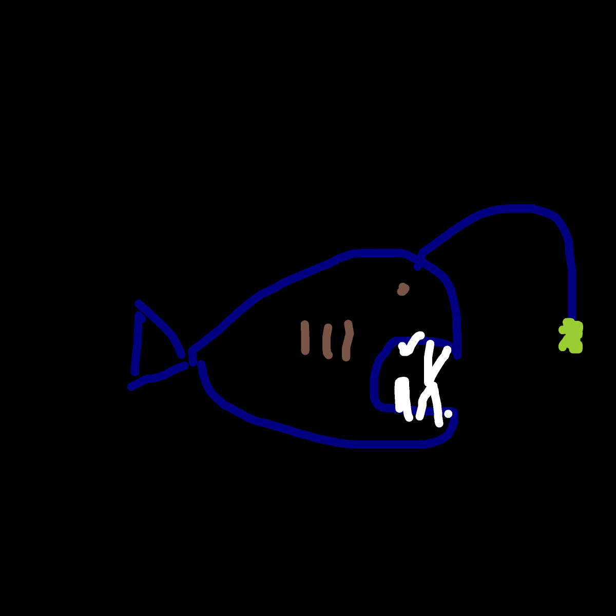 Anglerfish drawing by moofert doofert