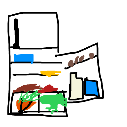 Fridge drawing by troy