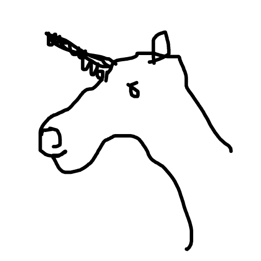Unicorn drawing by icy-near-bard