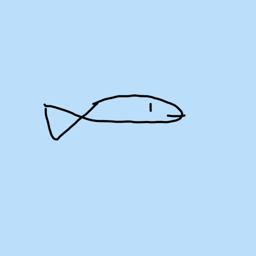 Fish drawing by ebony-neat-blade