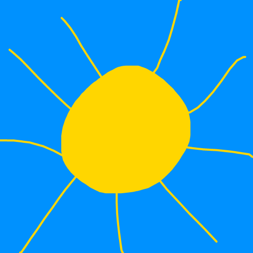 Sun drawing by carla