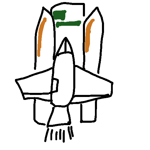 Spaceship drawing by nammy