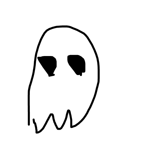 Ghost drawing by ldiot