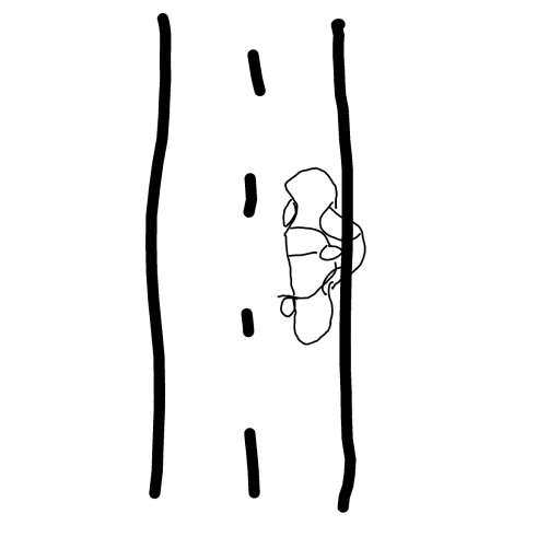 Street drawing by Bri3