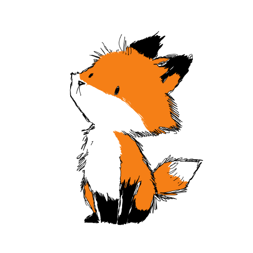 Fox drawing by Guardianoflives