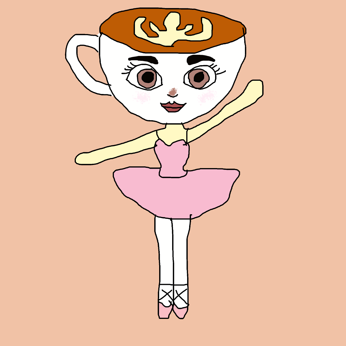 Ballerina drawing by japsie