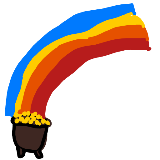 Rainbow drawing by iron-wise-doodler