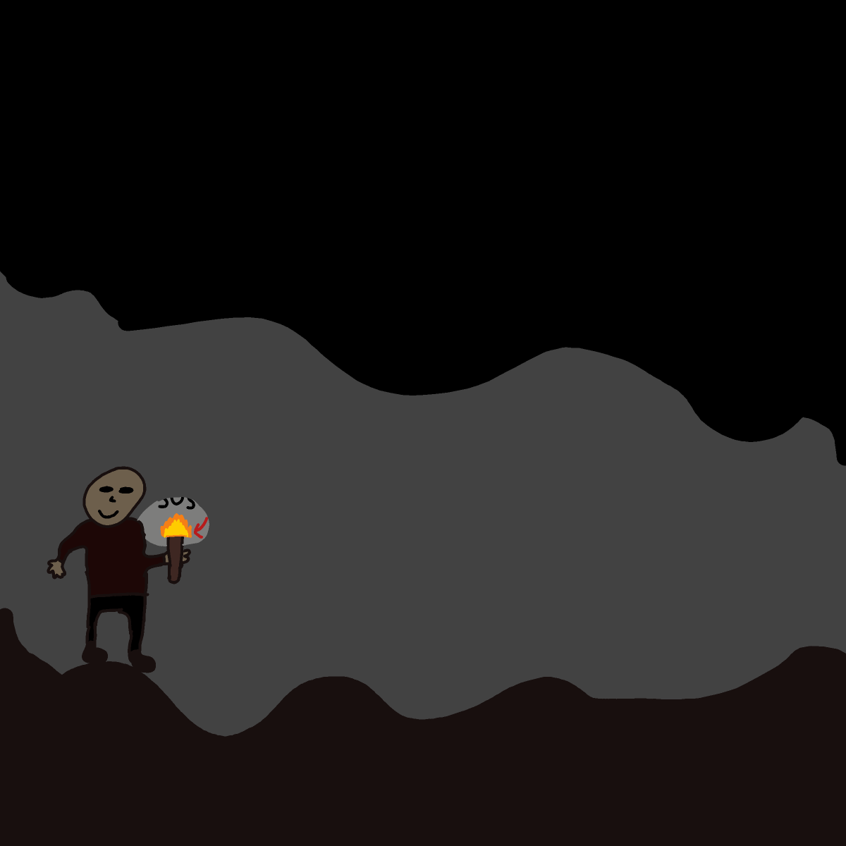 Torch drawing by Cwis448