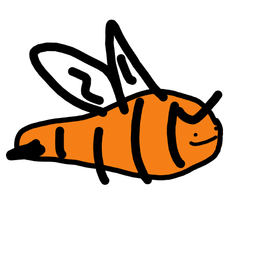 Wasp drawing by true-paint-net