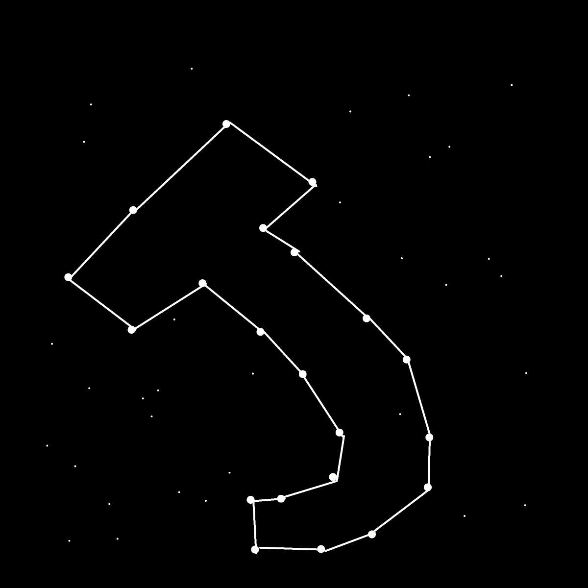 Constellation drawing by jake
