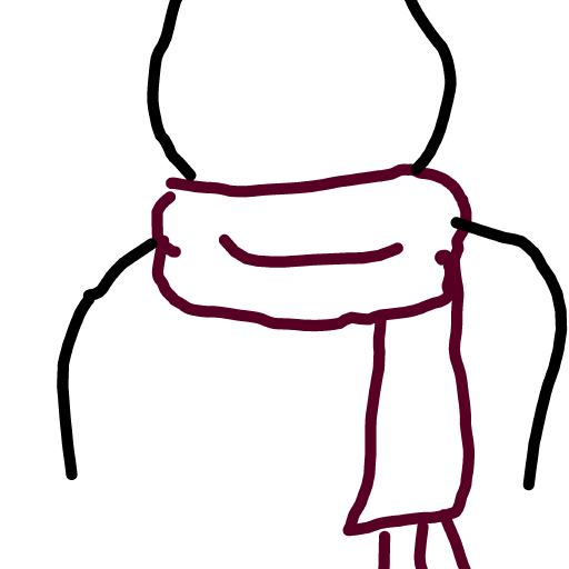 Scarf drawing by Juliezzz