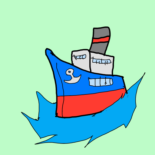 Ship drawing by Meepmorp