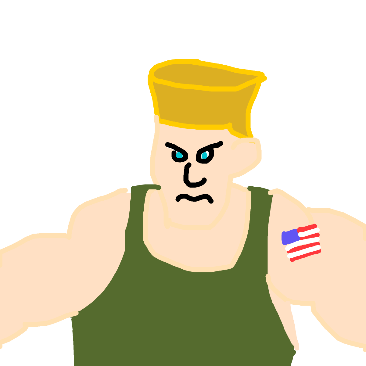 Guile drawing by hatben