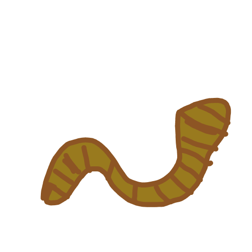 Worm drawing by Elizabeast