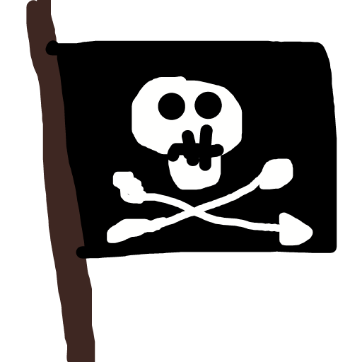 Jolly Roger drawing by dark-clear-force