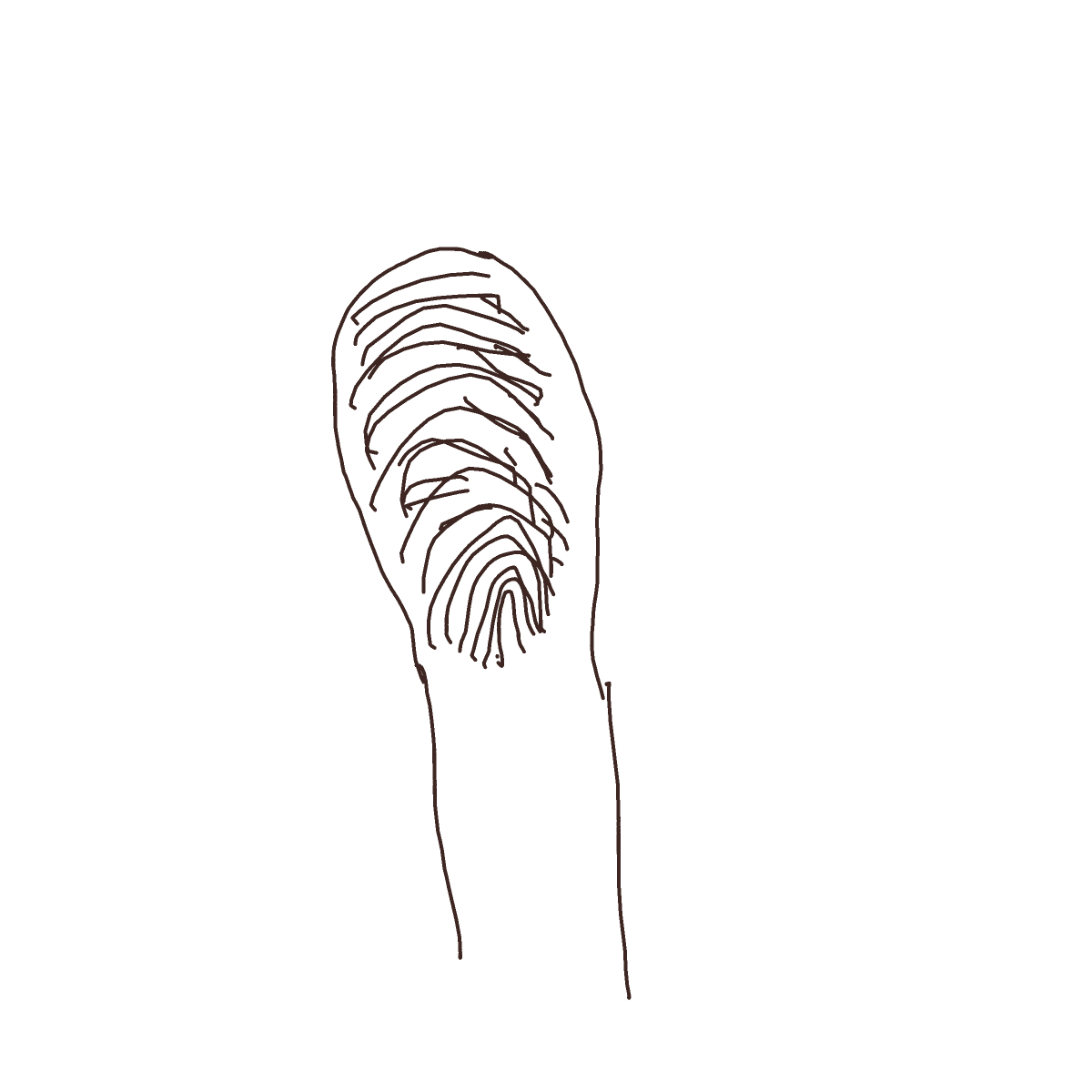 Fingerprint drawing by magic-vivid-guru