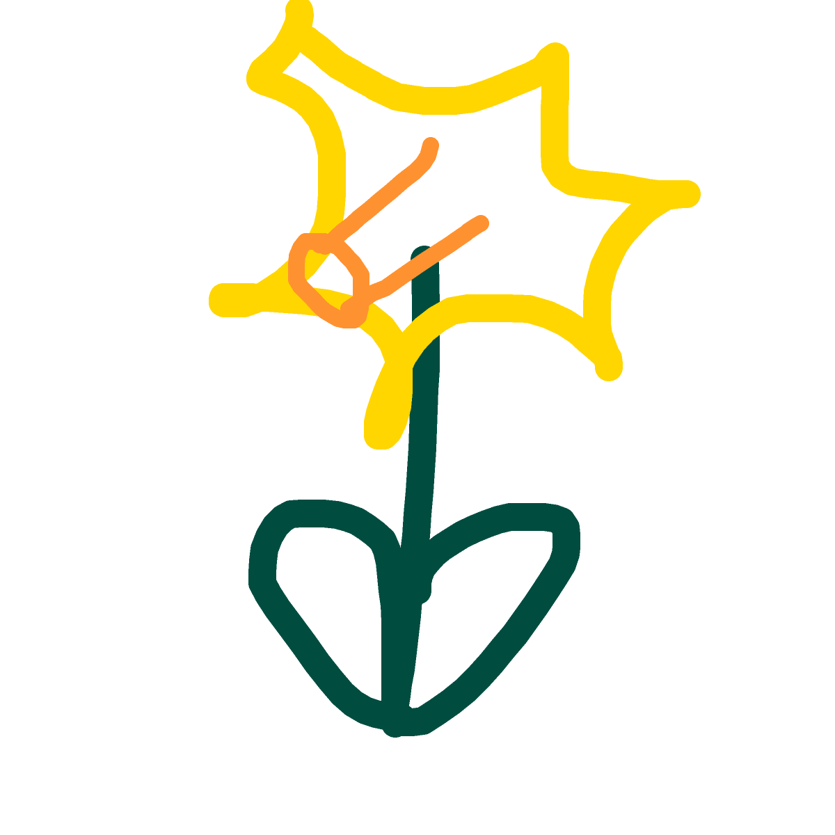 Daffodil drawing by solar-deep-valor