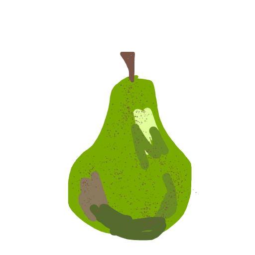 Pear drawing by thegreatbeargod