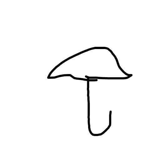 Umbrella drawing by mild-magic-hero