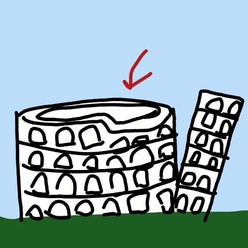 Colosseum drawing by MoDarsot