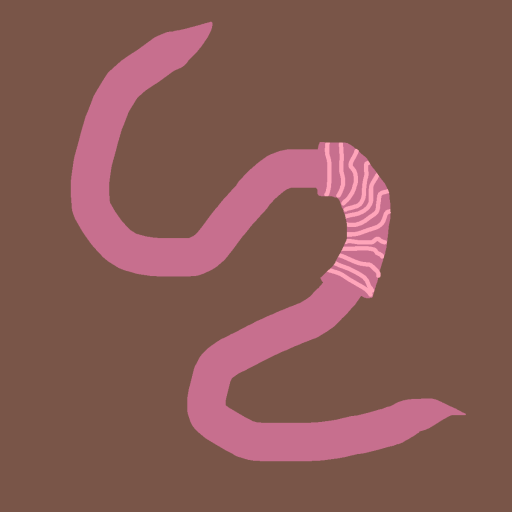 Worm drawing by jashezilla