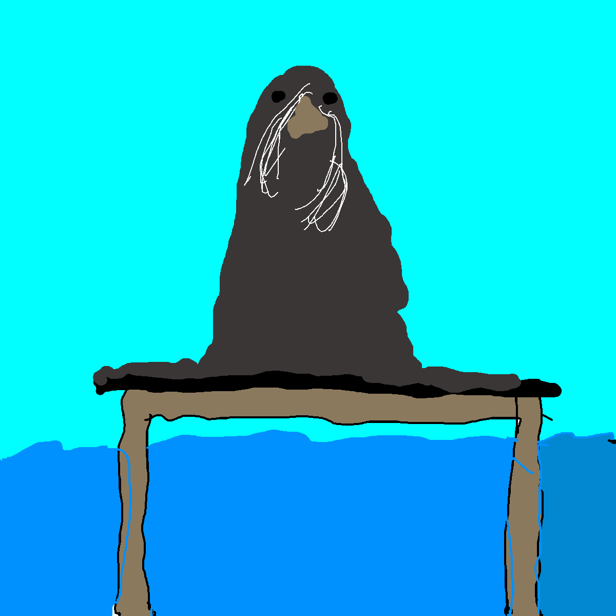 Sealion drawing by epic-last-hammer