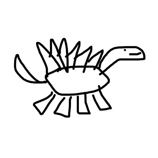 Stegosaurus drawing by mjos