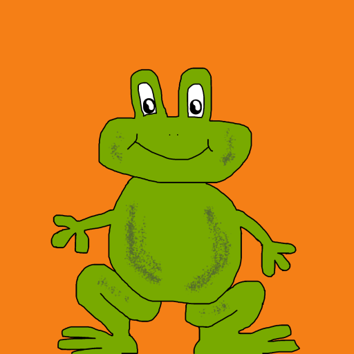 Frog drawing by krissywissy