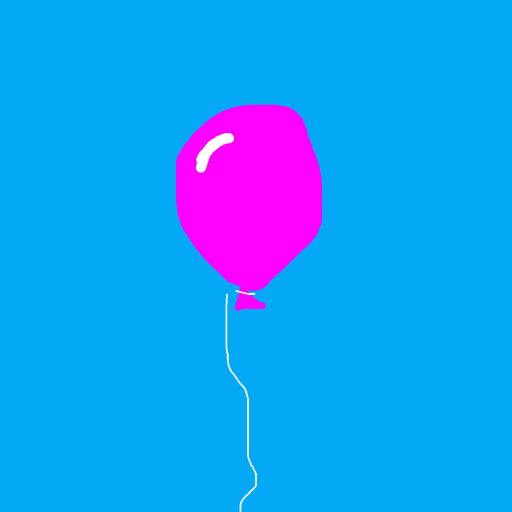 Balloon drawing by nice-draw-designer