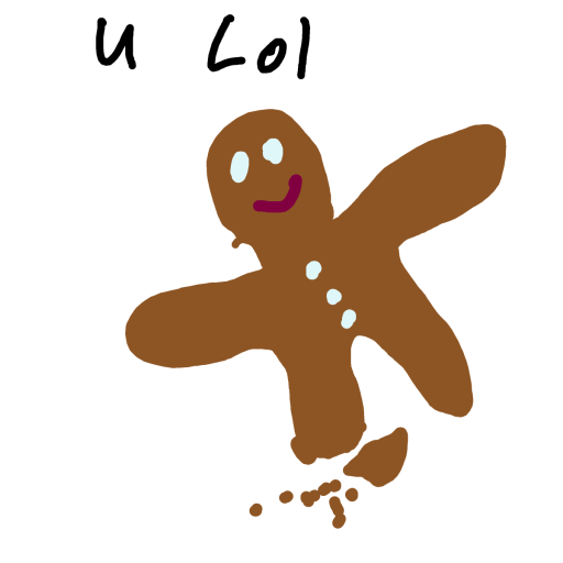 Gingerbread drawing by princess fiona