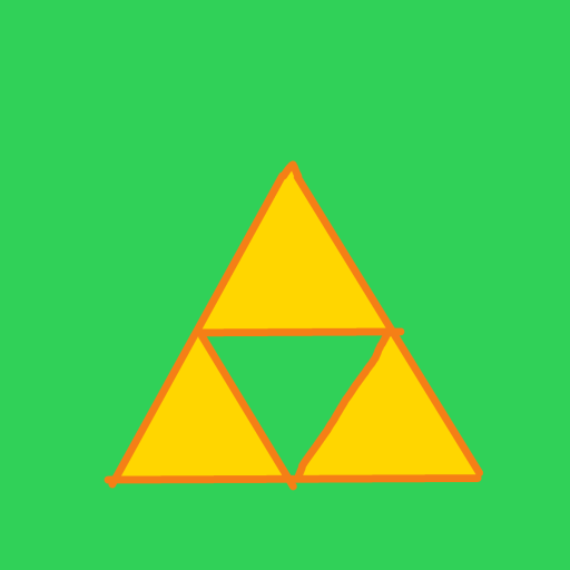 Triforce drawing by knoxy