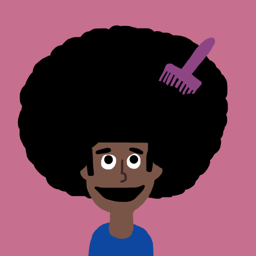 Afro drawing by jashezilla