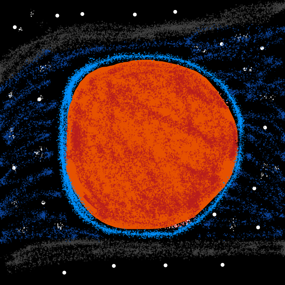 Mars drawing by carla