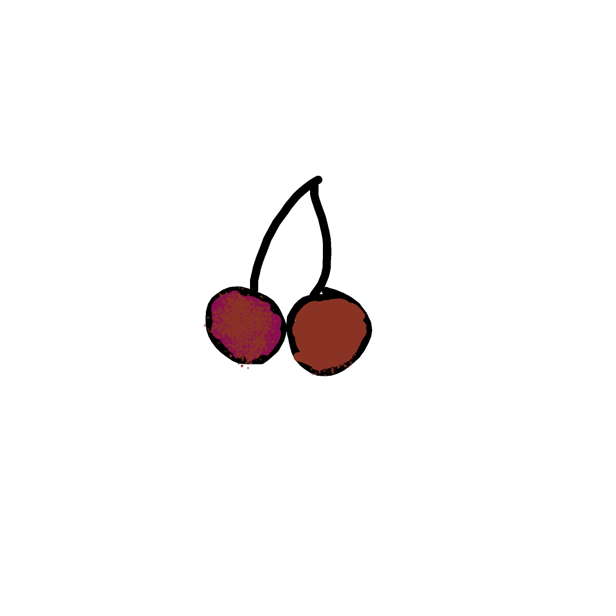 Cherry drawing by antonellamg