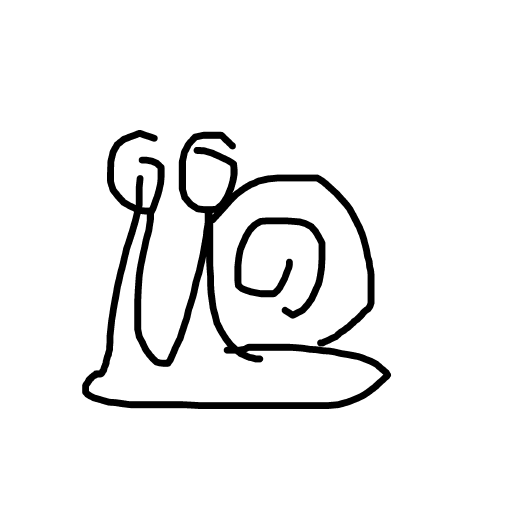 Snail drawing by lili