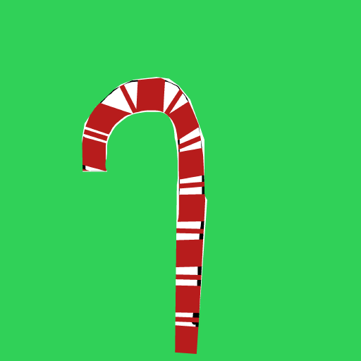 Candy Cane drawing by navy-fine-loom