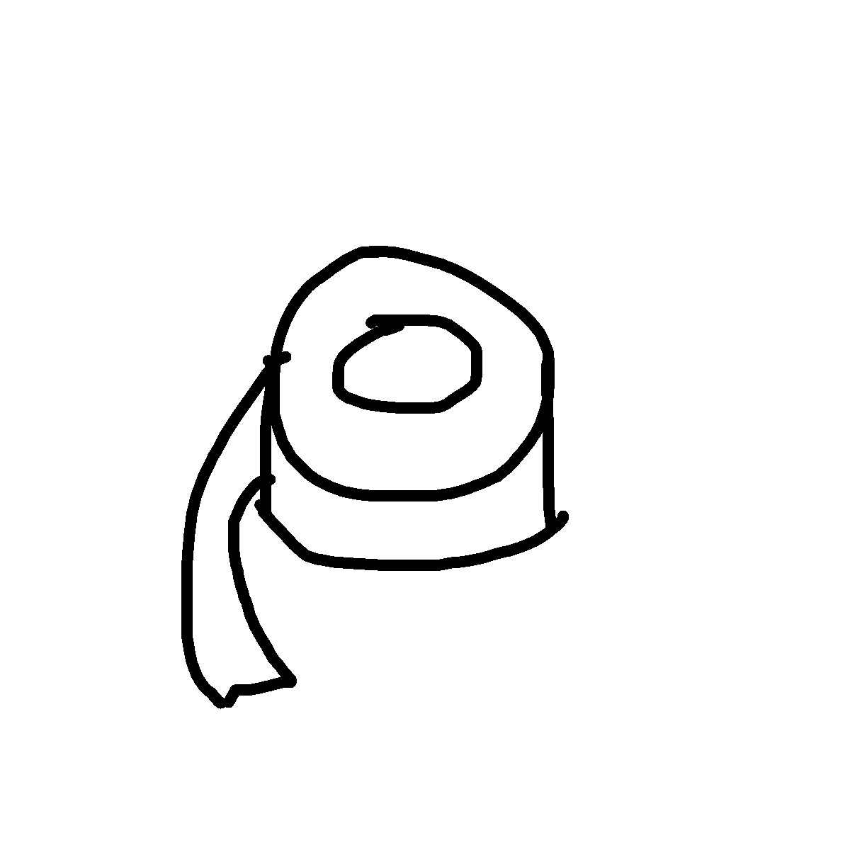 Tape drawing by fifi
