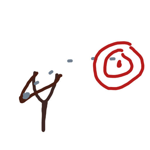 Slingshot drawing by clay-mega-force