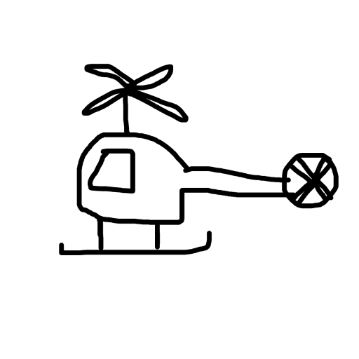 Helicopter drawing by ice-pure-realm